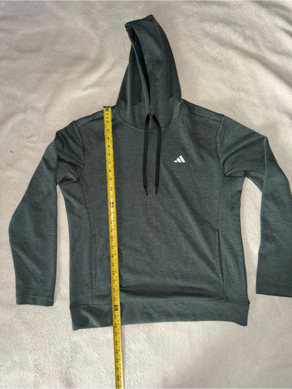 Adidas Men's light pine green Pullover Hoodie